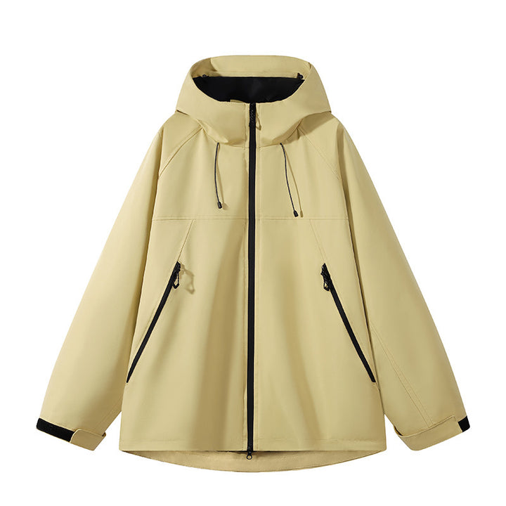 Men's elastic softshell hoodie jacket with ergonomic raglan cut, two-way zipper and adjustable Velcro cuffs Mune Fashion