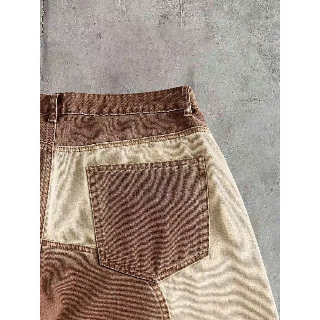 Men Wide-cut Designer Jeans Mune Fashion