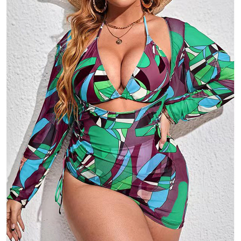 Women's swimsuit with fashionable cut-out and long sleeve Mune Fashion