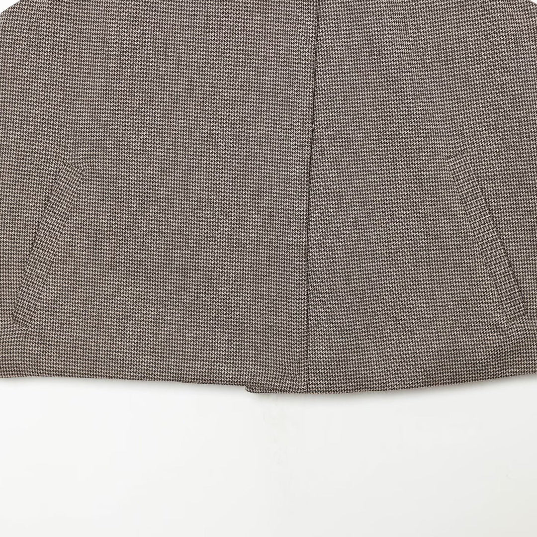 Women's pencil dress with houndstooth pattern, peter pan collar and seam pockets Mune Fashion