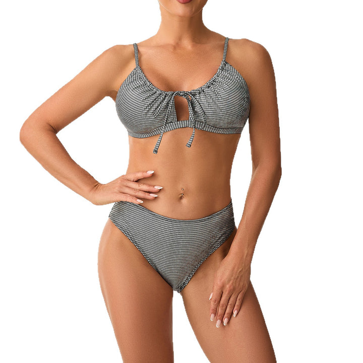 Ladies High-Cut Bikini with Playful Keyhole Neckline Mune Fashion