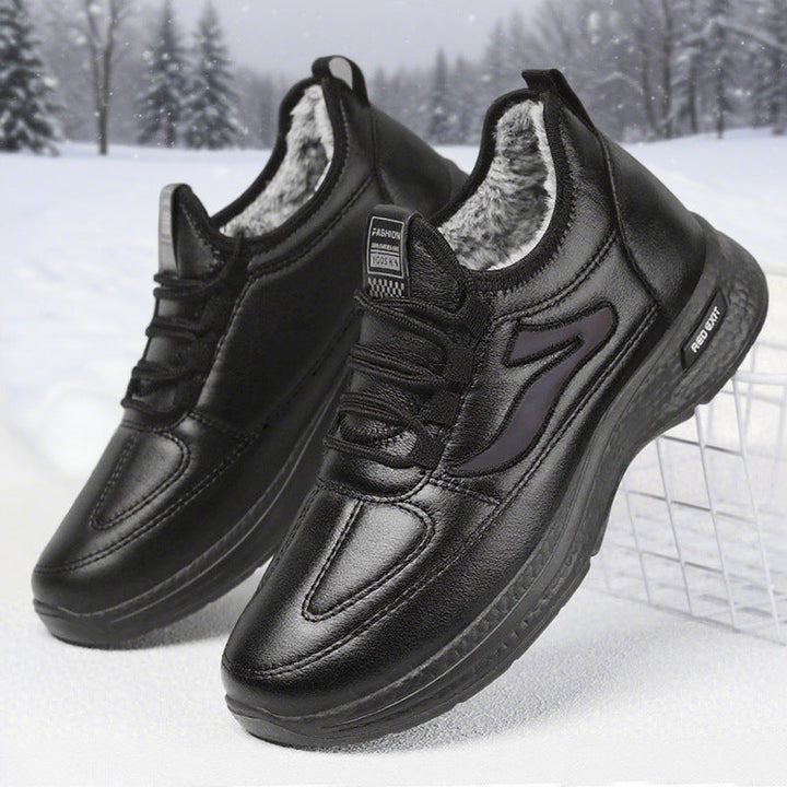 Women's Sporty Sheepskin Sneakers with Non-Slip Sole Mune Fashion