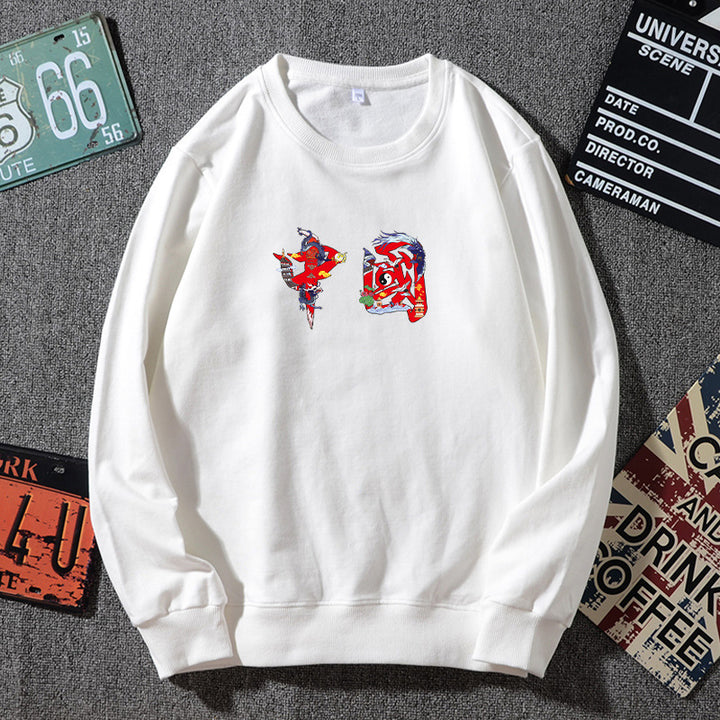 Unisex Oversized Sweatshirt with Round Neck and Subtle Graphic Application Mune Fashion