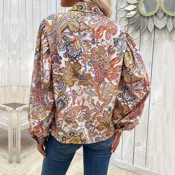 Women Playfully patterned blouse Mune Fashion