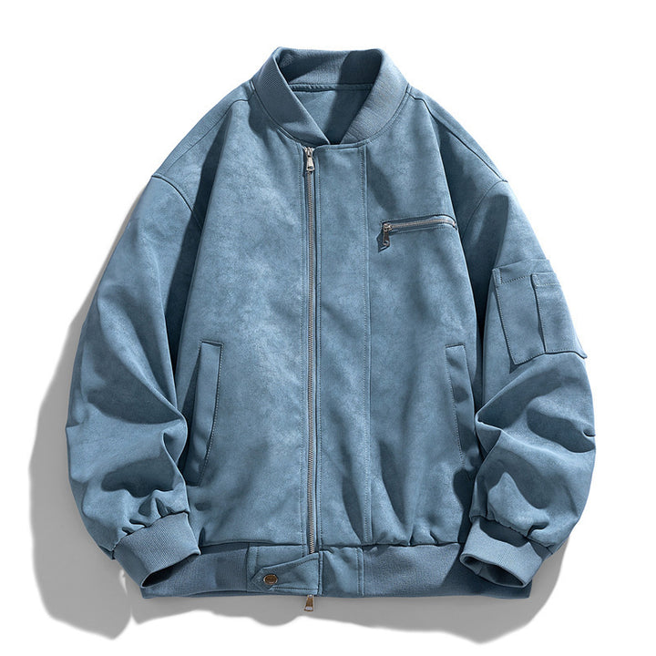 Men's Stylish Bomber Jacket with Practical Pockets Mune Fashion