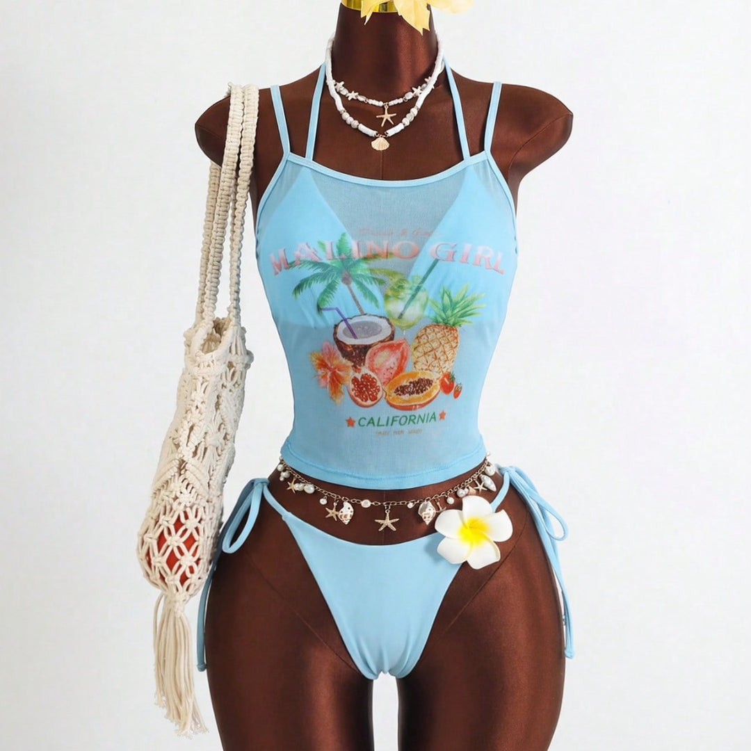 Women's swimsuit with trendy graphic design Mune Fashion