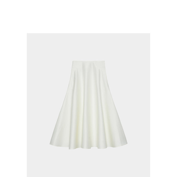 Women Elegant and Flowing Midi Skirt Mune Fashion