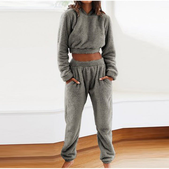 Women's Cozy Lounge Set Made Of Soft Fleece Mune