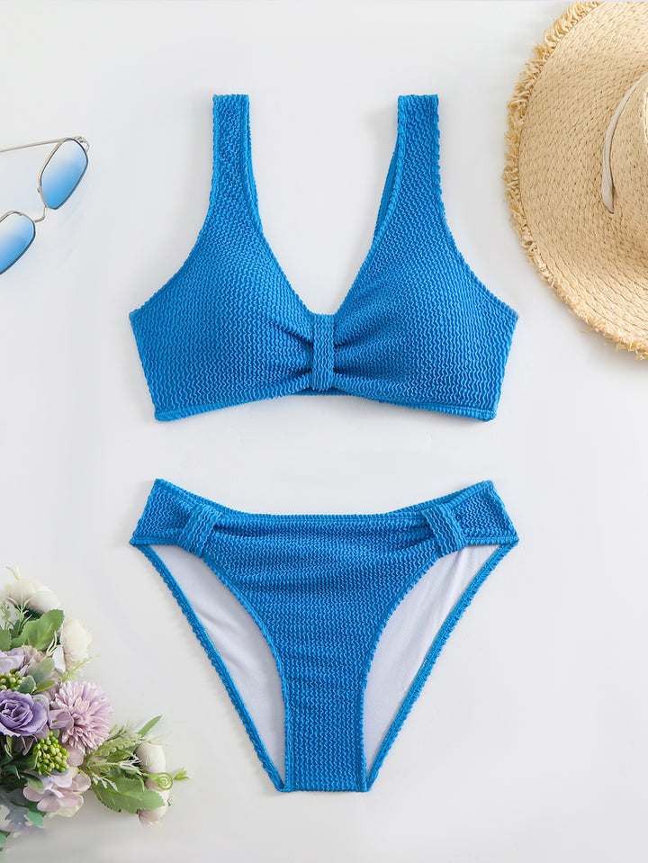 Women's structured bikini with offset band Mune Fashion