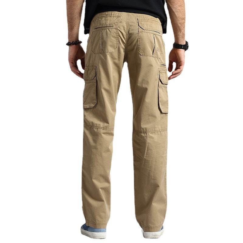 Men's Multifunctional Cargo Work Pants with Multiple Pockets and Reinforced Seams Mune Fashion