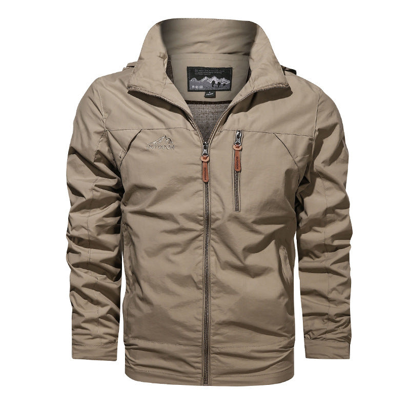 Men's Wind and Water Resistant Functional Jacket Mune Fashion
