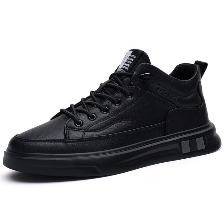 Women’s sporty leather sneakers with breathable sole Mune Fashion
