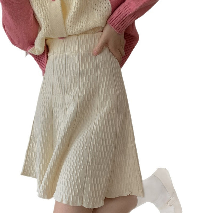 Ladies Knitted Midi Dress with Textured Design Mune Fashion