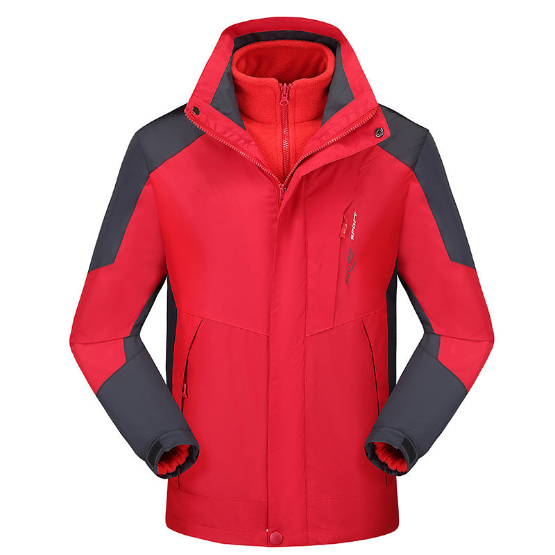 Women's Three-Piece Softshell Functional Jacket with Removable Fleece Inner Layer Mune Fashion