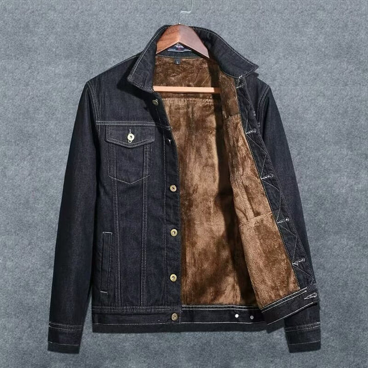 Men's Denim Jacket with Lining Mune Fashion