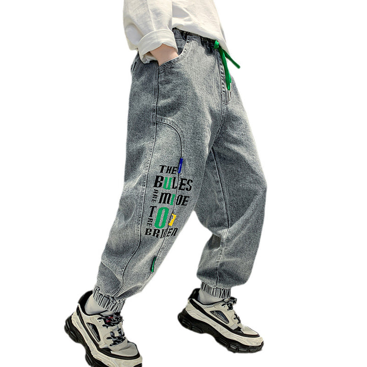 Women's comfortable leisure pants with creative print Mune Fashion