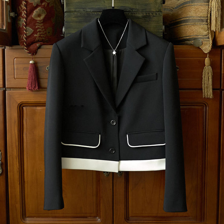 Women Elegant Short Blazer Mune Fashion