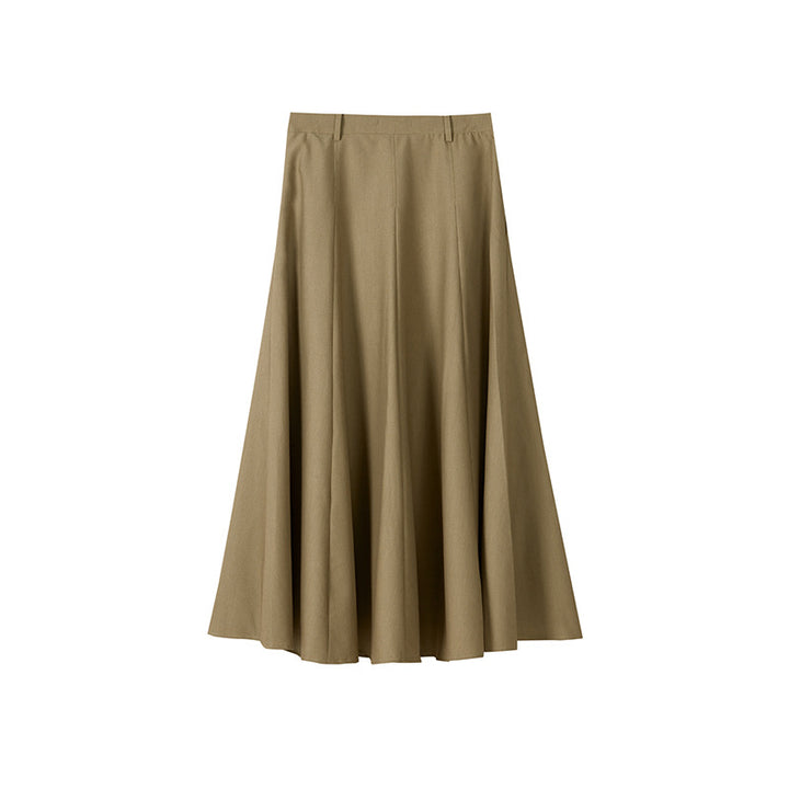Women Elegant Maxi Skirt with Wide Cut Design Mune Fashion