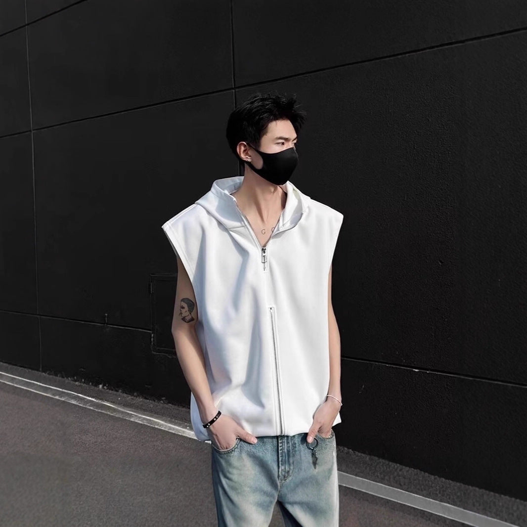 Men's Stylish Hooded Vest Mune Fashion