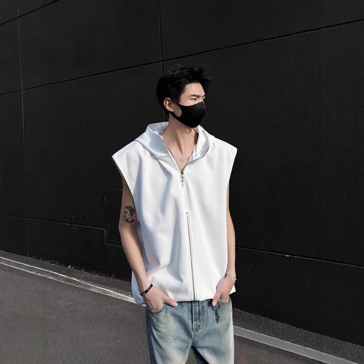 Men's Stylish Hooded Vest Mune Fashion