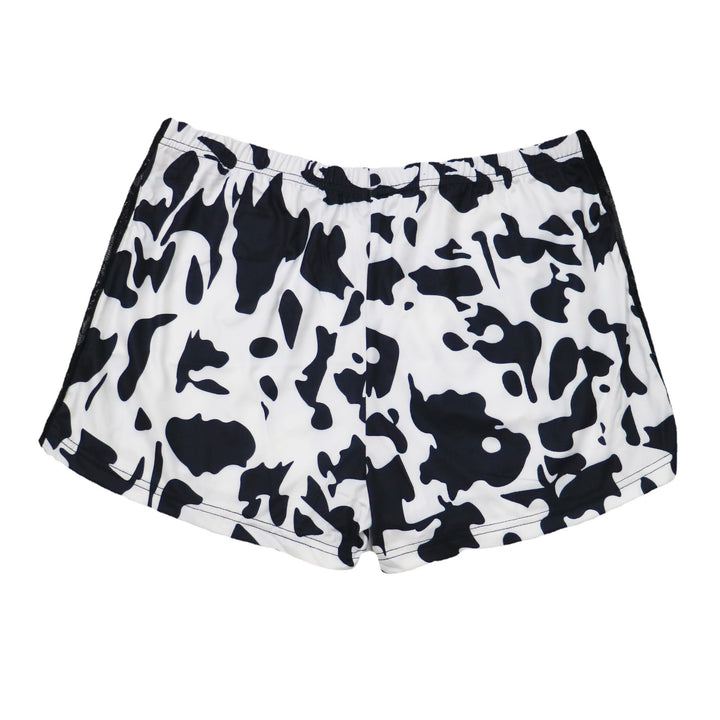 Women's Casual Cropped T-Shirt with Cloud Pattern Mune Fashion