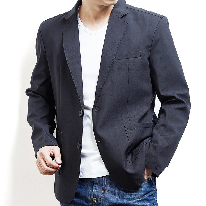 Men's Unstructured Light Leisure Blazer with Patch Pockets Mune Fashion