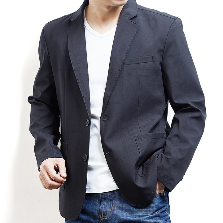 Men's Unstructured Light Leisure Blazer with Patch Pockets Mune Fashion