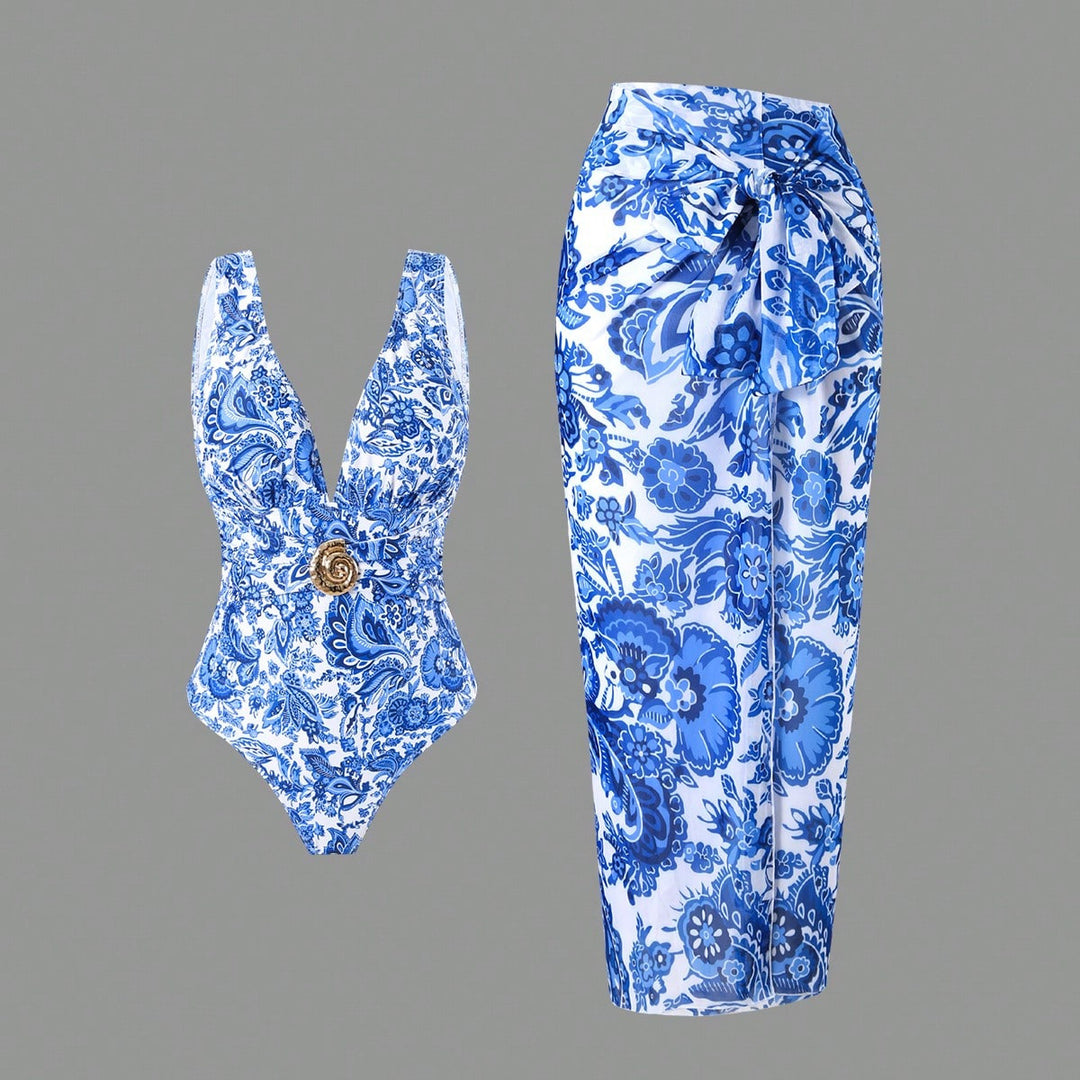Women’s swimsuit with exclusive wrap skirt Mune Fashion