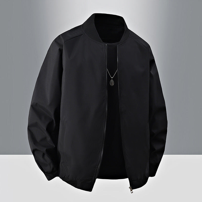 Men's bomber jacket with high collar and practical pockets Mune Fashion