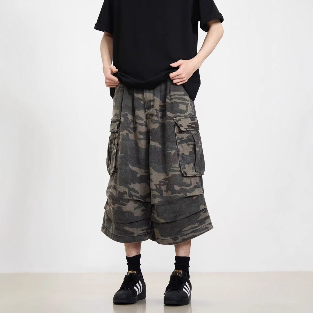 Men's Fashion Cargo Shorts with Loose Fit Mune Fashion