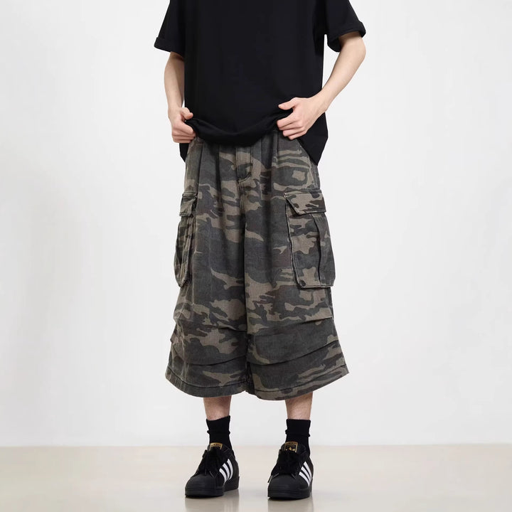 Men's Fashion Cargo Shorts with Loose Fit Mune Fashion