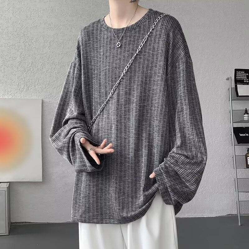 Unisex Oversized Knit Top with Ribbed Structure Mune Fashion
