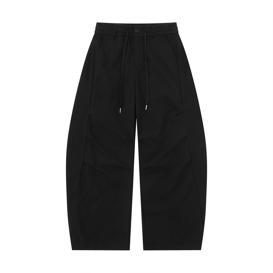 Women’s Wide Cargo Bermuda Shorts with Drawstring Waist and Patch Pockets Mune Fashion