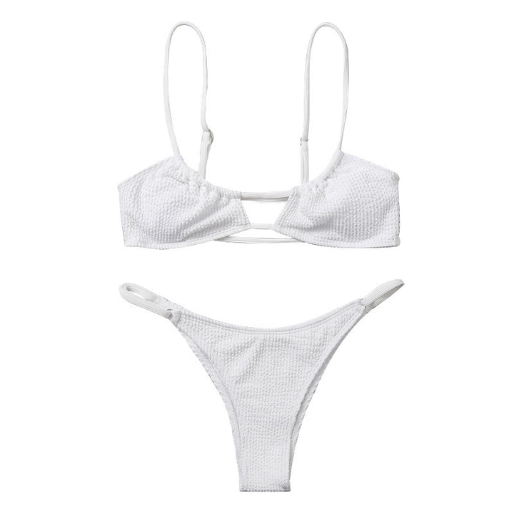 Women's Triangle Bikini with sophisticated mesh design Mune Fashion