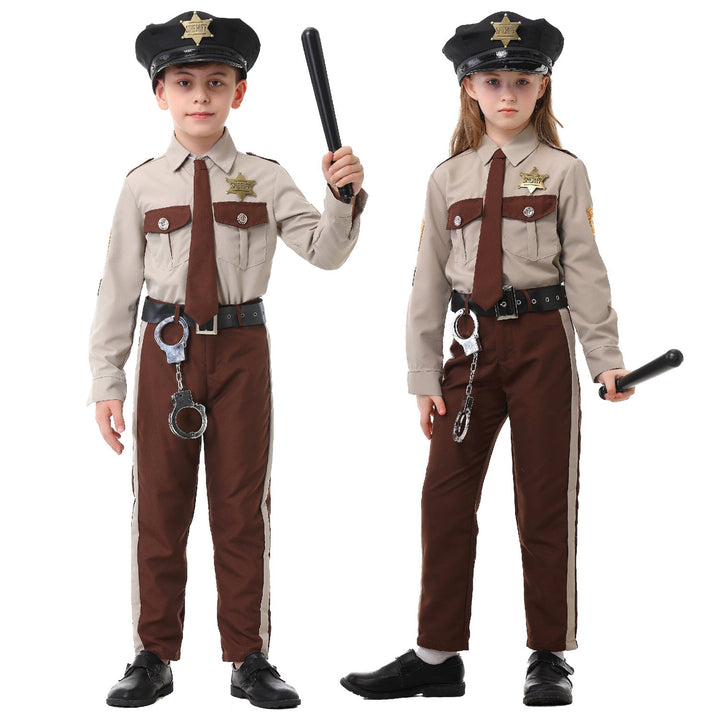 Boys Police Costume with Accessories Mune Fashion