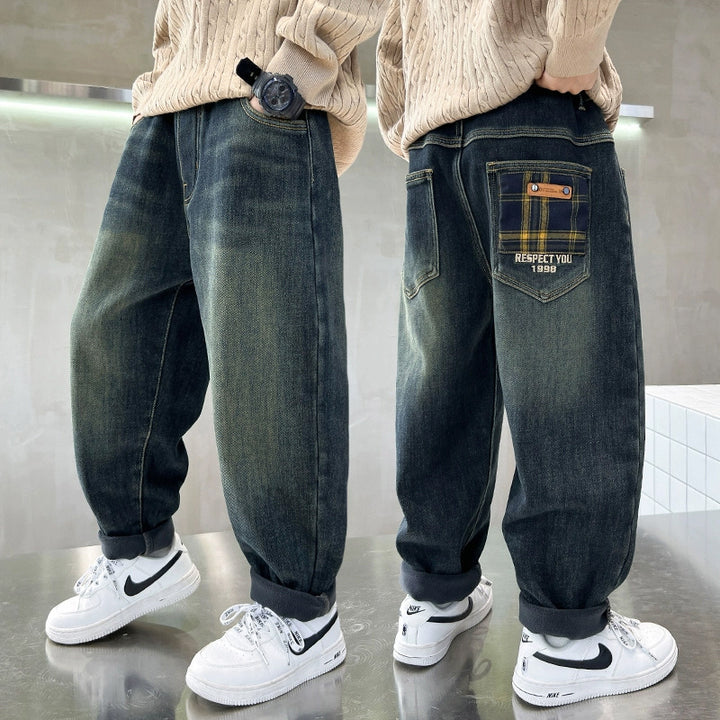 Men's baggy jeans with creative pockets Mune Fashion