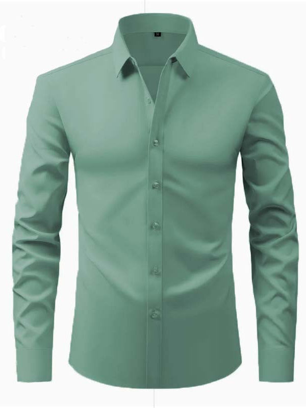 Men's long-sleeved shirt with innovative cut and modern design Mune Fashion