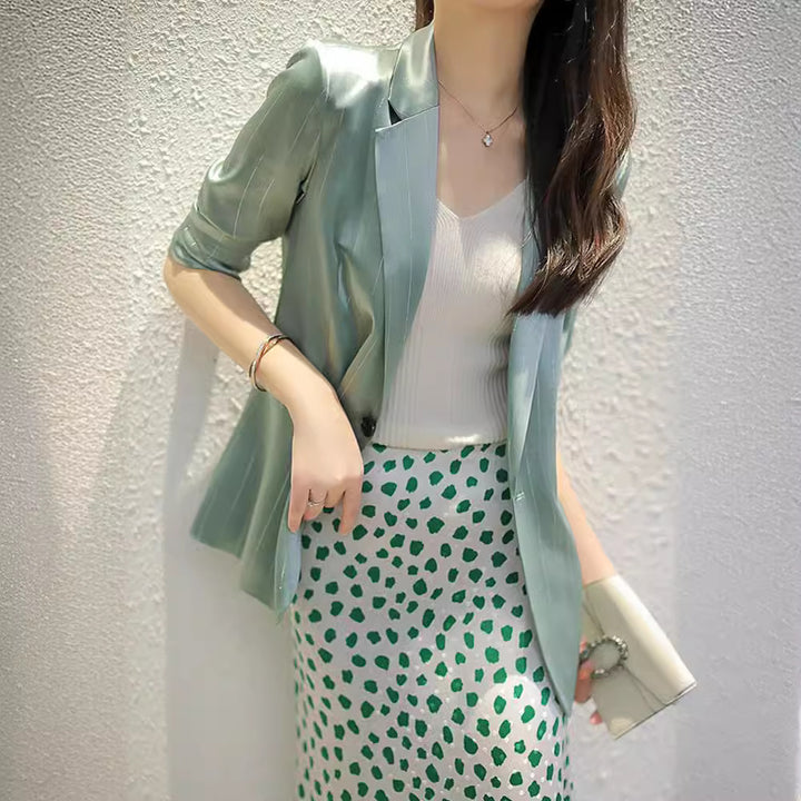 Women Elegant and Versatile Blazer Jacket Drune