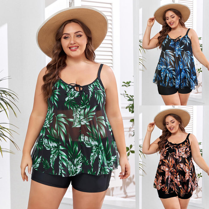 Women's Leisure Swim Outfit with Flowing Cut Mune Fashion