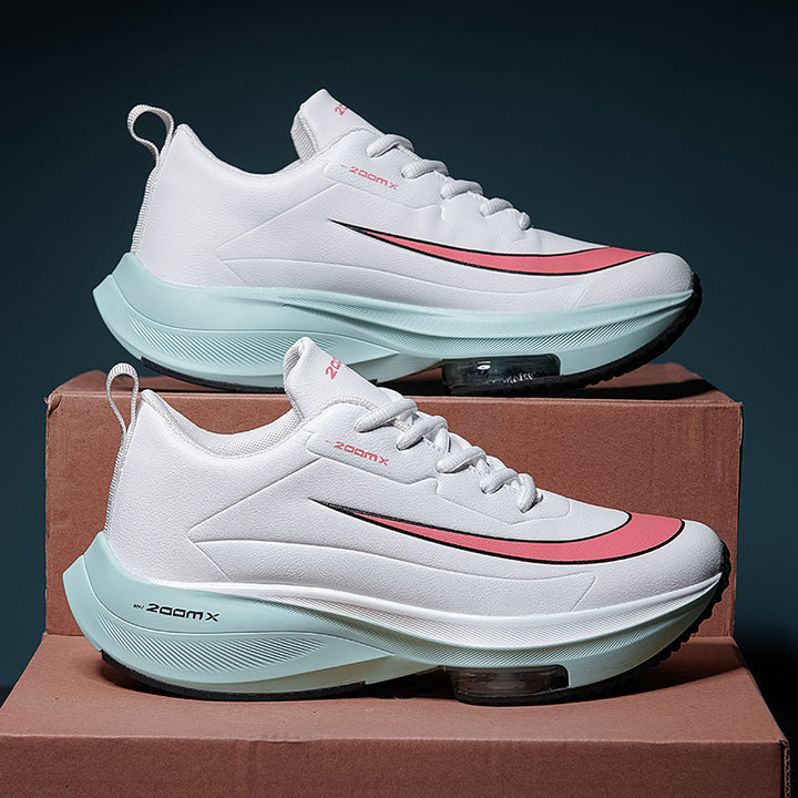 Men's Air-Cushioned Performance Sneaker with Visible Air Chamber and Thick Platform Sole Mune Fashion