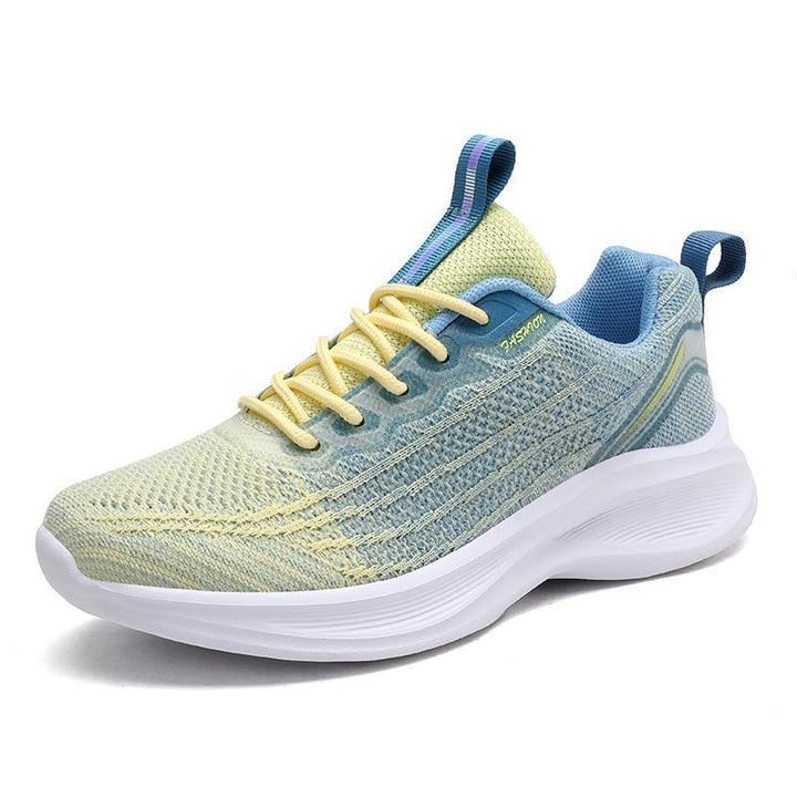 Unisex nan seamless knit performance sneaker with cushioned wave midsole Mune Fashion