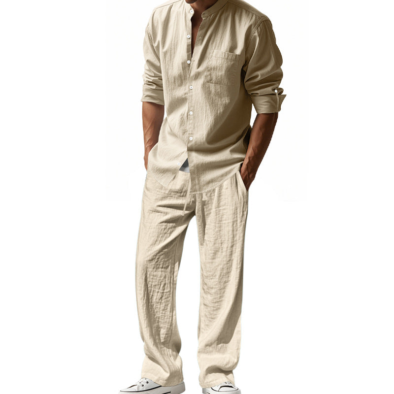 Men's Airy Shirt and Pants Set Mune
