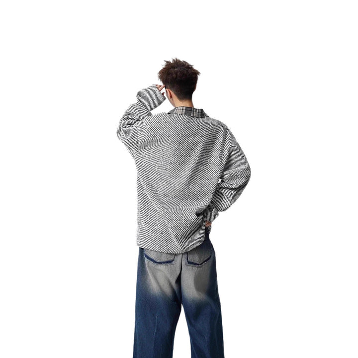 Women Casual Oversized Shirt Sweater Mune Fashion