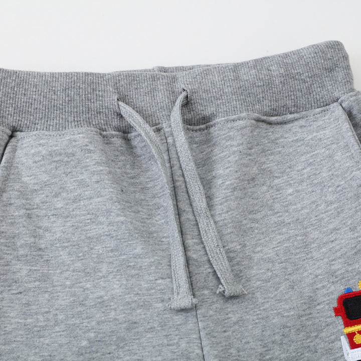 Boys comfortable sweatpants with fire brigade motif Mune Fashion
