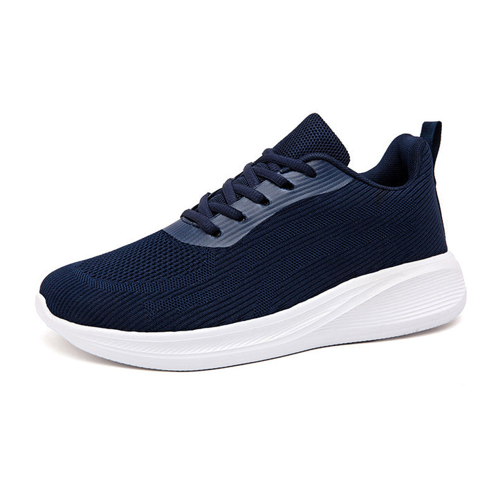 Unisex nan lightweight knitted running shoe with breathable upper material and shock-absorbing foam sole Mune Fashion