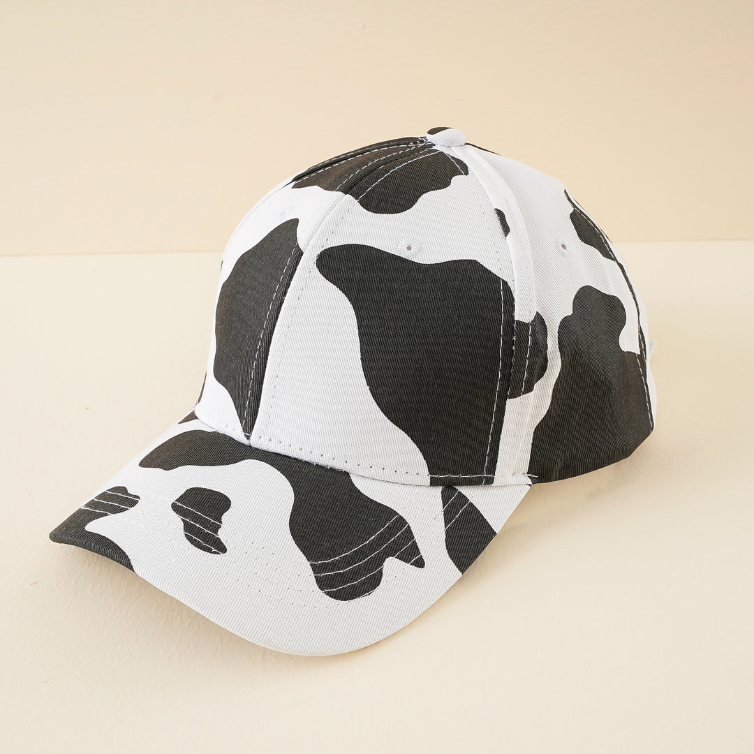 Women's baseball cap with adjustable strap and cow pattern Mune Fashion