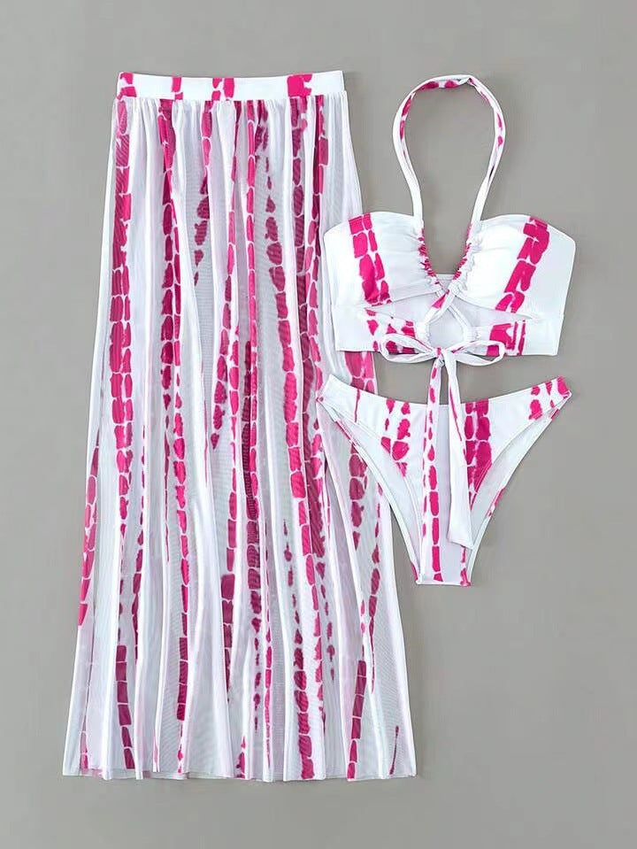 Women's bikini set with elegant maxi skirt and feminine top Mune Fashion