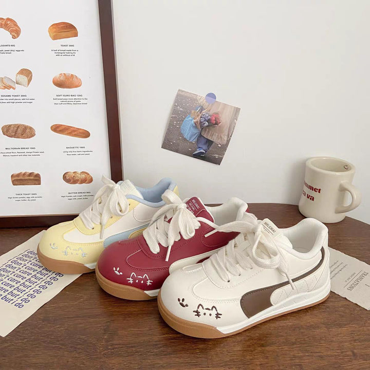 Women's Comfortable Casual Sneakers with Playful Animal Designs Mune Fashion