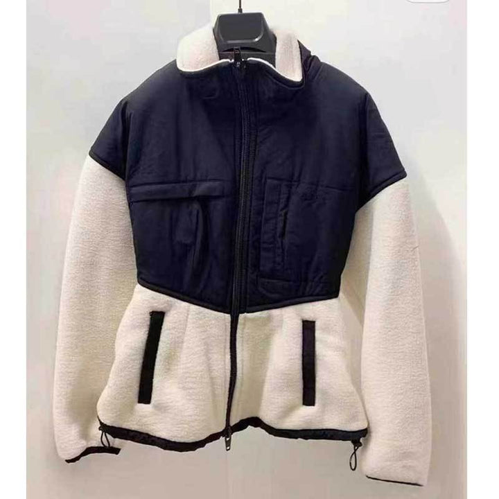 Women's fashionable transitional jacket with high collar and practical pockets Mune Fashion