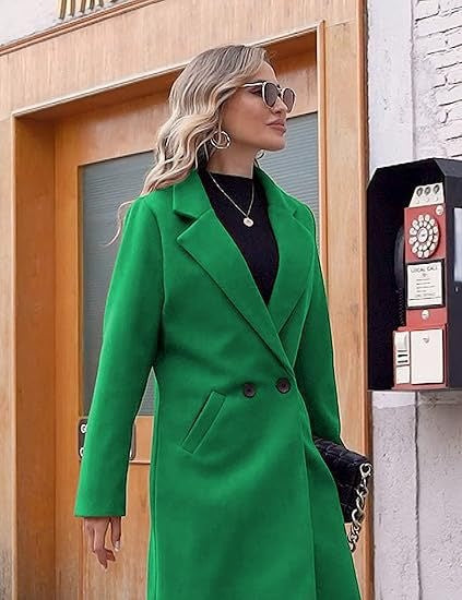 Women Elegant Wool Coat